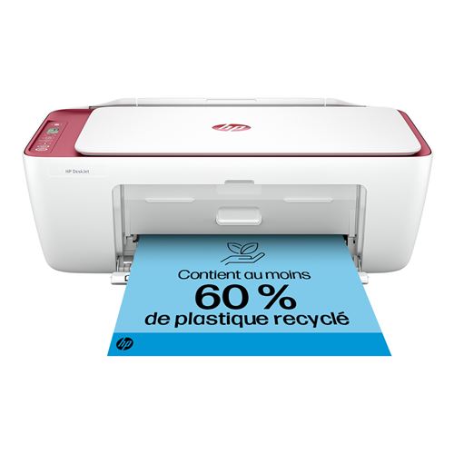 Imprimante multifonction HP DeskJet 2823e Blanc et rose Eligible à Instant Ink - État correct Hewlett-Packard sur Fnac