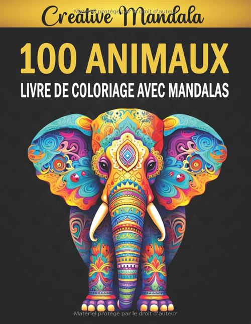 Acheter 100 Animaux – Livre de coloriage Mandalas pour Adultes: 100 motifs anti-stress (lions, éléphants, oiseaux, chevaux, chiens) | Grand format 21,59 x 27,94 cm | Idée cadeau détente État correct - 32,99 € 100 Animaux – Livre de coloriage Mandalas pour Adultes: 100 motifs anti-stress (lions, éléphants, oiseaux, chevaux, chiens) | Grand format 21,59 x 27,94 cm | Idée cadeau détente État correct - N/A reconditionné disponible sur Fnac