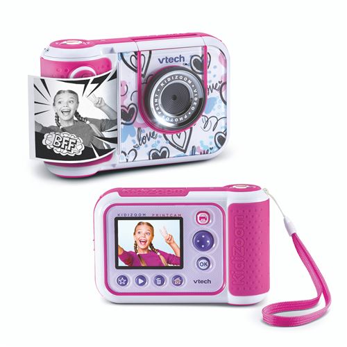 Appareil photo enfant Vtech KidiZoom Print Cam Rose État correct - VTech reconditionné disponible sur Fnac