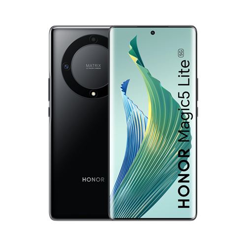 Acheter Smartphone Honor Magic5 Lite 6.67"" 5G Double nano SIM 256 Go Noir minuit État correct - 101,00 € Smartphone Honor Magic5 Lite 6.67"" 5G Double nano SIM 256 Go Noir minuit État correct - Honor reconditionné disponible sur Fnac