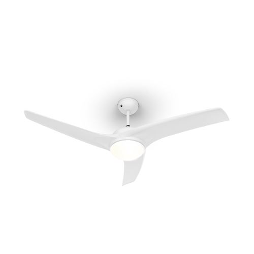 Klarstein Figo ventilateur de plafond 52 55 W plafonnier 2x42 W télécommande blanc État correct - Klarstein reconditionné disponible sur Fnac
