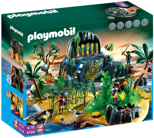 Playmobil 5134 L'Ile mystérieuse des pirates - État correct Playmobil sur Fnac