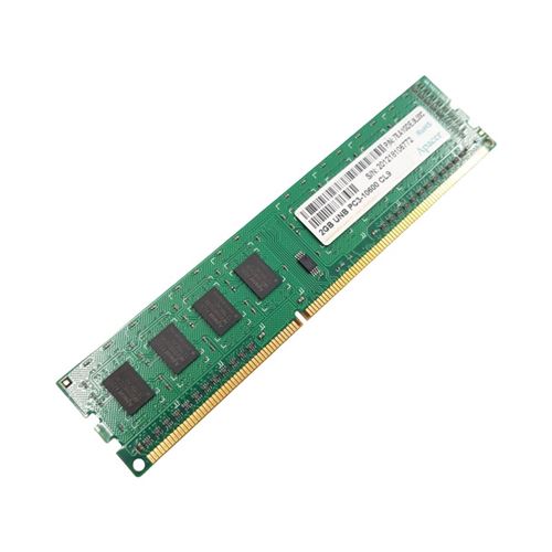 Acheter Barrette Mémoire 2Go RAM DDR3 Apacer 78.A1GDE.9L00C DIMM PC3-10600 1Rx8 État correct - 14,21 € Barrette Mémoire 2Go RAM DDR3 Apacer 78.A1GDE.9L00C DIMM PC3-10600 1Rx8 État correct - N/A reconditionné disponible sur Fnac