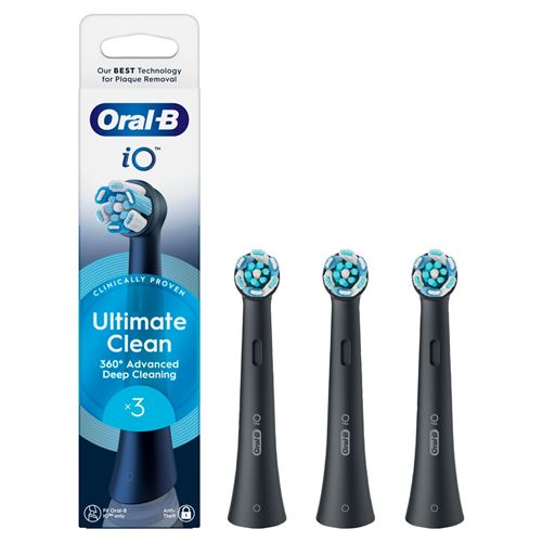 Acheter Accessoire dentaire Oral-B iO Ultimate Clean Noir X3 État correct - 20,99 € Accessoire dentaire Oral-B iO Ultimate Clean Noir X3 État correct - Oral-B reconditionné disponible sur Fnac