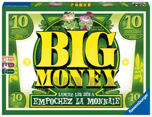 Acheter Jeu d’ambiance Ravensburger Big Money État correct - 13,00 € Jeu d’ambiance Ravensburger Big Money État correct - Ravensburger reconditionné disponible sur Fnac