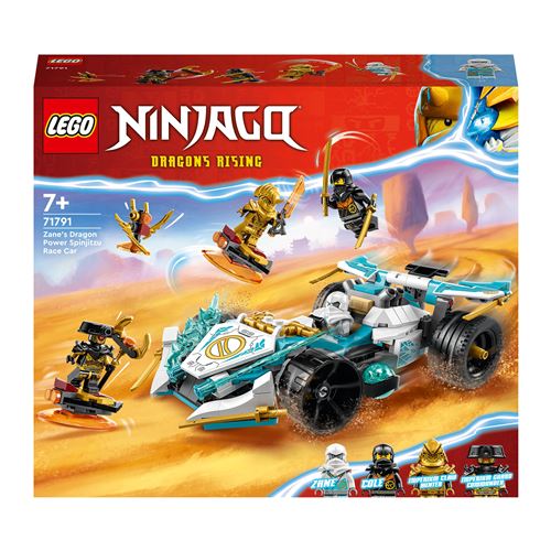 LEGO® Ninjago 71791 La voiture de course Spinjitzu Le pouvoir du dragon de Zane État correct - LEGO Ninjago reconditionné disponible sur Fnac