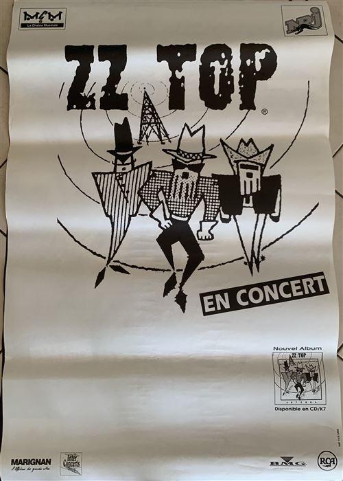 Acheter ZZ TOP - Antenna Tour 1993 - 80x120cm - Affiche État correct - 29,99 € ZZ TOP - Antenna Tour 1993 - 80x120cm - Affiche État correct - N/A reconditionné disponible sur Fnac