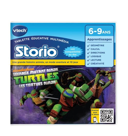 Jeu Storio Vtech Les Tortues Ninja - État correct VTech sur Fnac
