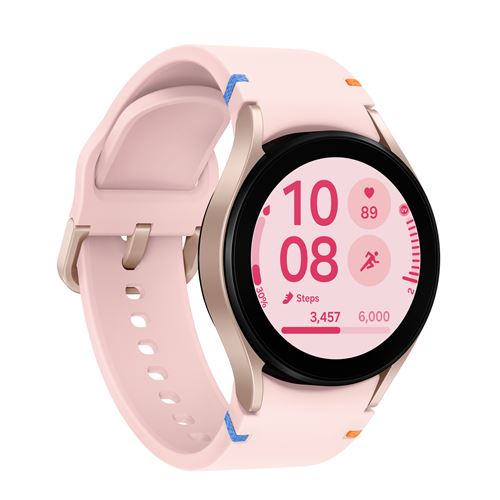 Montre connectée Samsung Galaxy Watch FE 40 mm Bluetooth Or rose État correct - Samsung reconditionné disponible sur Fnac