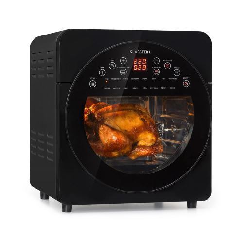 Klarstein AeroVital Easy Touch Friteuse à air chaud 14 L - Fonction mini-four et déshydrateur - Noir État correct - Klarstein reconditionné disponible sur Fnac