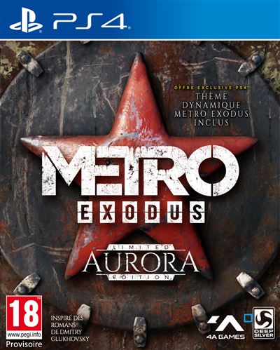 Acheter Metro Exodus Aurora Edition Limitée PS4 État correct - 39,95 € Metro Exodus Aurora Edition Limitée PS4 État correct - Koch Media reconditionné disponible sur Fnac