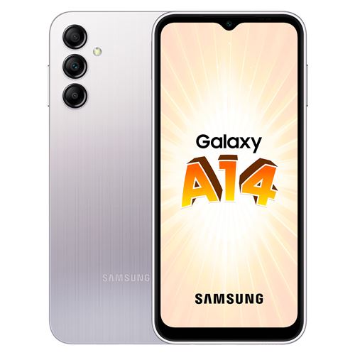 Smartphone Samsung Galaxy A14 6,6"" Nano SIM 64 Go Gris État correct - Samsung reconditionné disponible sur Fnac