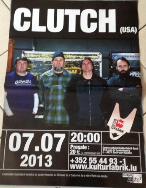 CLUTCH - 60x80 cm - AFFICHE / POSTER État correct - N/A reconditionné disponible sur Fnac