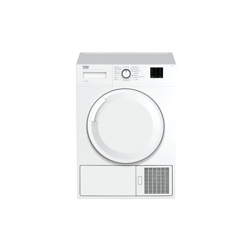 Beko SLP07W1 - Sèche-linge - largeur : 59.5 cm - profondeur : 54 cm - hauteur : 84.6 cm - chargement frontal - blanc État correct - Beko reconditionné disponible sur Fnac