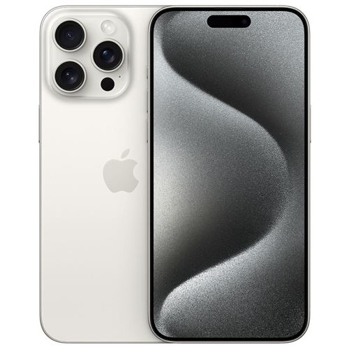 Apple iPhone 15 Pro Max 6,7"" 512Go Titane Blanc Reconditionné avec batterie neuve État correct - N/A reconditionné disponible sur Fnac
