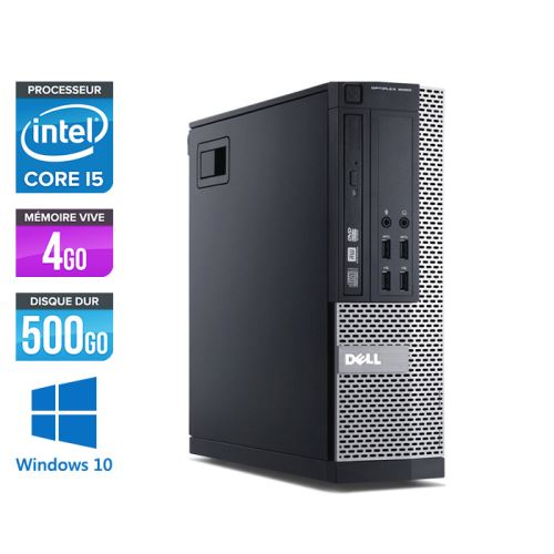 Acheter Unité centrale Dell Optiplex 7010 SFF - Noir - Intel Core i5-3470 / 3.20 GHz - RAM 4 Go - HDD 500 Go - DVDRW - Gigabit Ethernet - Windows 10 Professionnel État correct - 227,00 € Unité centrale Dell Optiplex 7010 SFF - Noir - Intel Core i5-3470 / 3.20 GHz - RAM 4 Go - HDD 500 Go - DVDRW - Gigabit Ethernet - Windows 10 Professionnel État correct - Dell reconditionné disponible sur Fnac