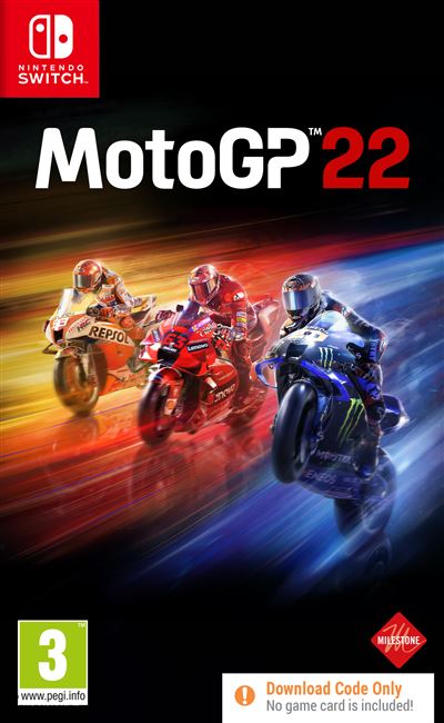 MotoGP 22 Code in Box Nintendo Switch État correct - Koch Media reconditionné disponible sur Fnac