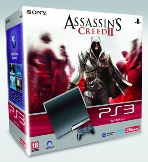 Console PS3 Slim 250 Go Sony + Assassin's Creed 2 État correct - Sony reconditionné disponible sur Fnac