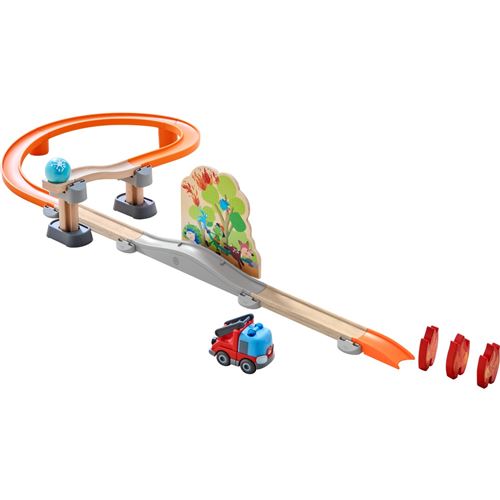 Haba Kullerbü piste à billes avec alarme incendie 23 pièces État correct - Haba reconditionné disponible sur Fnac