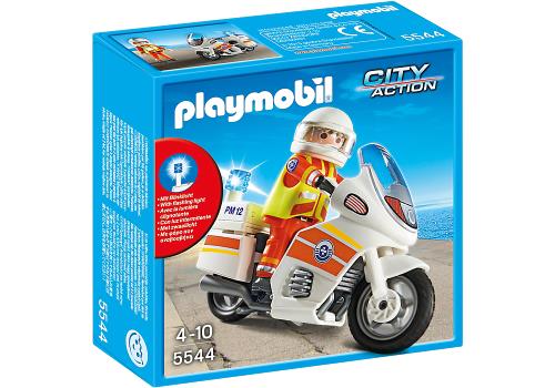 PLAYMOBIL 5544 Sauveteur avec Moto  - Playmobil reconditionné disponible sur Fnac