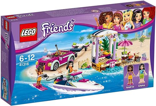 Acheter LEGO® Friends 41316 Le transporteur de hors-bord d'Andréa État correct - 33,29 € LEGO® Friends 41316 Le transporteur de hors-bord d'Andréa État correct - Lego reconditionné disponible sur Fnac