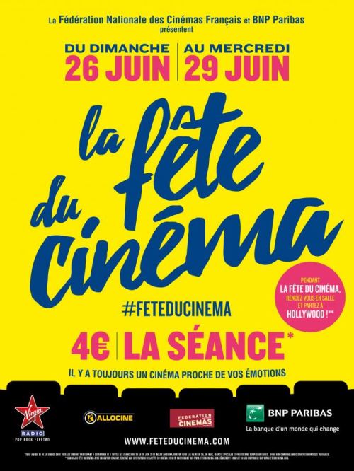 La Fête du Cinéma 2016 AFFICHE CINEMA ORIGINALE État correct - N/A reconditionné disponible sur Fnac