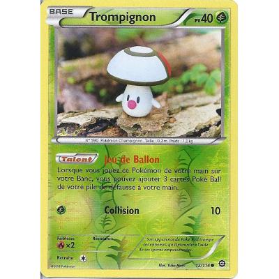 Carte Pokemon - XY11 - Offensive Vapeur - Trompignon - PV 40 - 12/114 - Holo Reverse - VF État correct - Asmodee reconditionné disponible sur Fnac