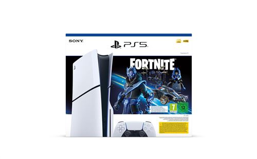 Pack Console Sony édition standard PlayStation®5 modèle Slim Fortnite® Cobalt Star État correct - Sony reconditionné disponible sur Fnac