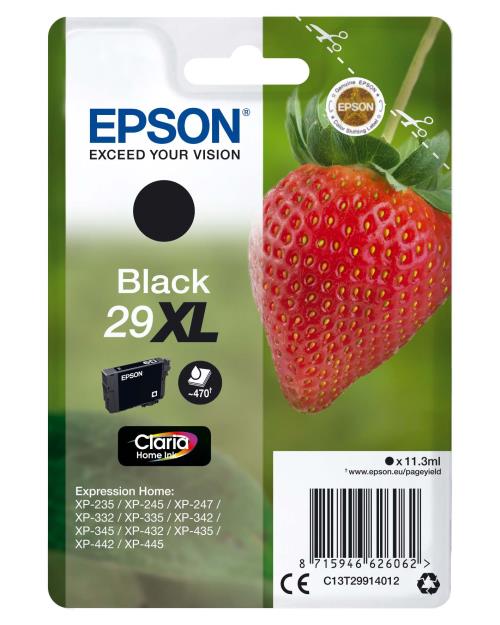 Acheter Cartouche d'encre Epson Fraise noir XL État correct - 25,99 € Cartouche d'encre Epson Fraise noir XL État correct - Epson reconditionné disponible sur Fnac