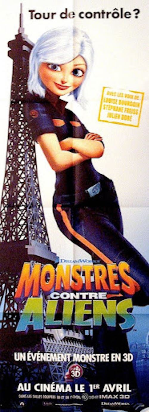 Monstres contre Aliens - 60x160cm - Affiche de cinéma originale pliée État correct - N/A reconditionné disponible sur Fnac