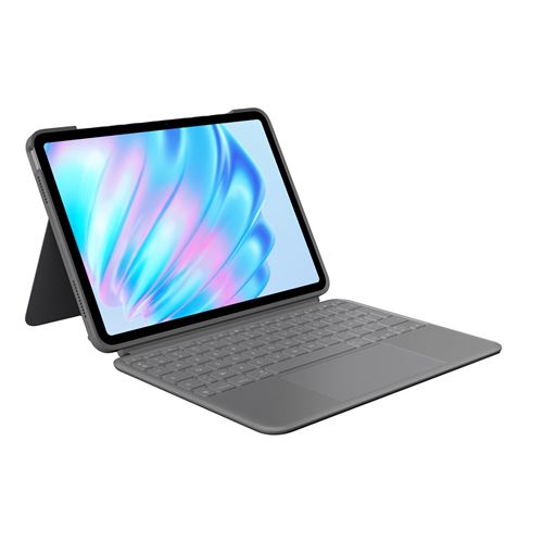 Etui clavier Logitech Combo Touch Gris pour iPad Air 11"" (M2 et M3) et iPad Air 5e génération 2022 État correct - Logitech reconditionné disponible sur Fnac