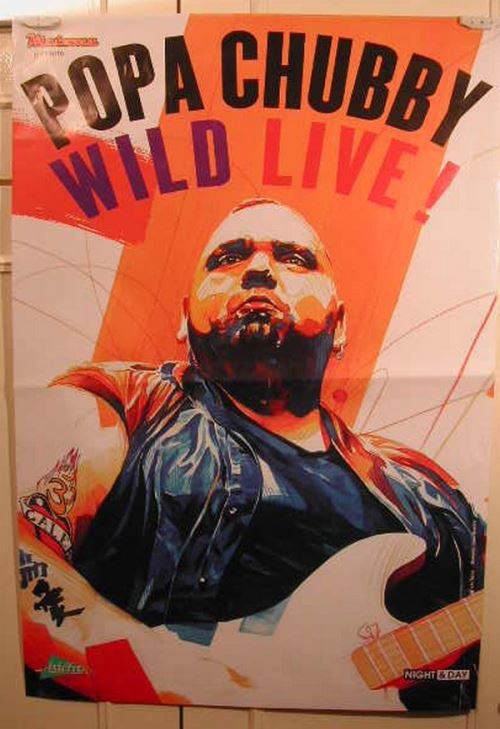 Popa Chubby - 68x100 cm - AFFICHE / POSTER État correct - N/A reconditionné disponible sur Fnac