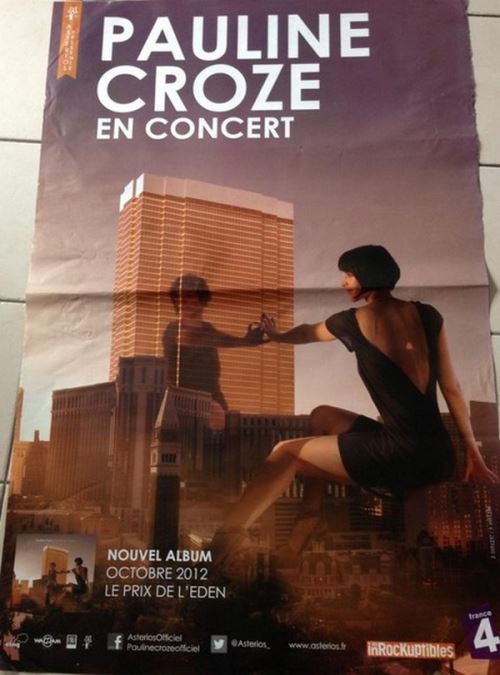 Pauline Croze - 80x120 cm - AFFICHE / POSTER État correct - N/A reconditionné disponible sur Fnac
