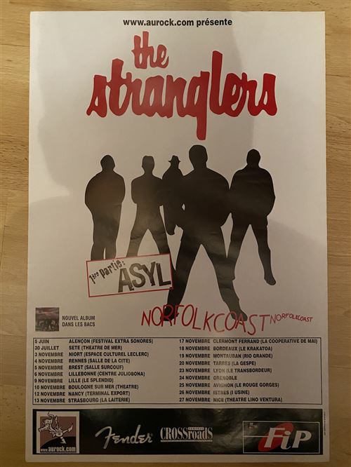 The Stranglers - Norfolkcoast - 40x60cm - Affiche État correct - N/A reconditionné disponible sur Fnac