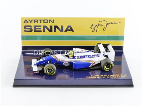 Voiture Miniature de Collection MINICHAMPS 1-43 - WILLIAMS Renault FW16 - GP Pacific 1994 - Blue / White / Or - 547940202 État correct - N/A reconditionné disponible sur Fnac