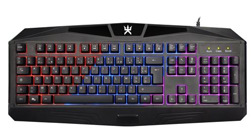 Clavier Rétroéclairé Alpha Omega Players Cronos C19 Noir et bleu - État correct N/A sur Fnac