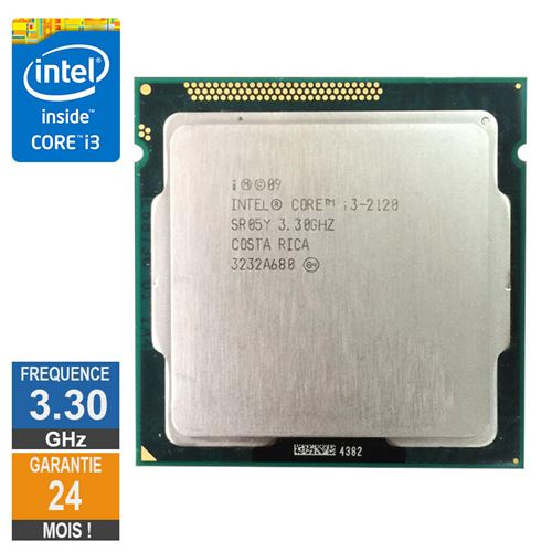 Processeur Intel Core I3-2120 3.30GHz SR05Y FCLGA1155 3Mo État correct - Intel reconditionné disponible sur Fnac