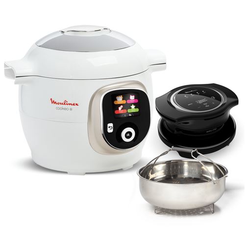 Acheter Multicuiseur Moulinex Multicuiseur haute pression Cookeo+ avec accessoire air fryer Extra Crisp CE85XAF0 Blanc État correct - 167,99 € Multicuiseur Moulinex Multicuiseur haute pression Cookeo+ avec accessoire air fryer Extra Crisp CE85XAF0 Blanc État correct - Moulinex reconditionné disponible sur Fnac
