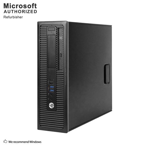 PC Unité centrale Hp EliteDesk 800 G1 SFF Desktop - Intel Core i7-4770 Turbo 3.9 GHz - RAM 16 Go - SSD 1 To - DVD - USB WiFi - DP - VGA - Windows 10 Professionnel 64 Bits État correct - N/A reconditionné disponible sur Fnac