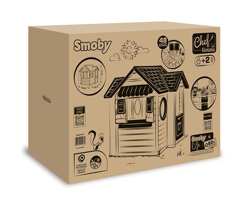 Maison de jardin Smoby S.Life Chef House État correct - Smoby reconditionné disponible sur Fnac
