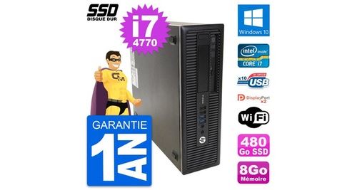 Acheter Pc hp prodesk 600 g1 sff intel core i7-4770 ram 8go ssd 480go windows 10 wifi État correct - 419,00 € Pc hp prodesk 600 g1 sff intel core i7-4770 ram 8go ssd 480go windows 10 wifi État correct - N/A reconditionné disponible sur Fnac