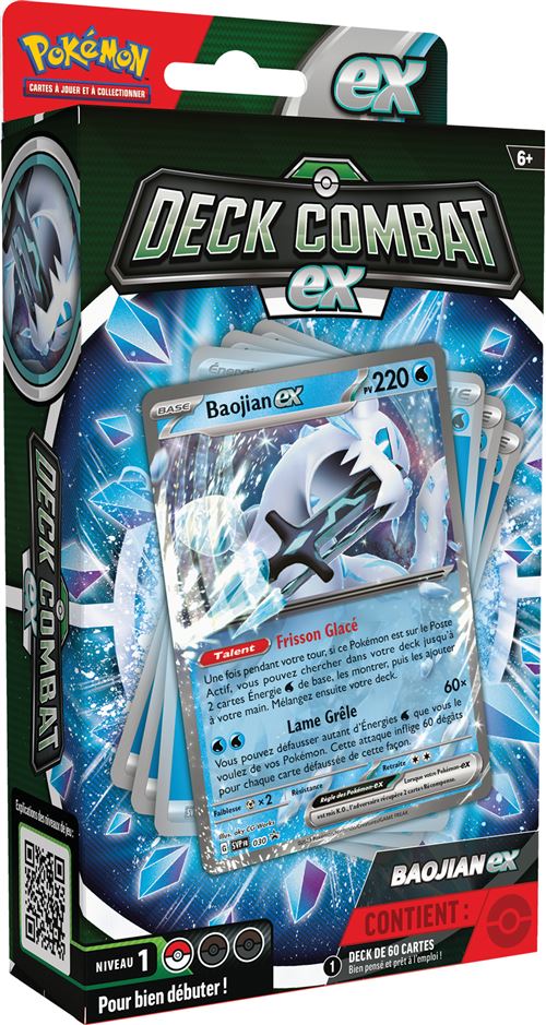 Acheter Carte à collectionner Pokémon Kit d'initiation Deck de combat Baojian Ex ou Forgelina Ex Modèle aléatoire État correct - 23,54 € Carte à collectionner Pokémon Kit d'initiation Deck de combat Baojian Ex ou Forgelina Ex Modèle aléatoire État correct - Pokémon reconditionné disponible sur Fnac