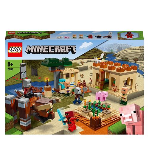 LEGO® Minecraft™ 21160 L'attaque des illageois État correct - LEGO Minecraft reconditionné disponible sur Fnac