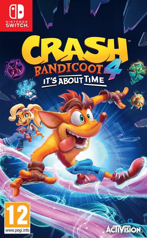 Crash Bandicoot 4: It’s About Time! Nintendo Switch État correct - N/A reconditionné disponible sur Fnac