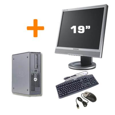 DELL Optiplex GX520 SFF + Ecran TFT 19 - Intel 2.8 Ghz État correct - Dell reconditionné disponible sur Fnac
