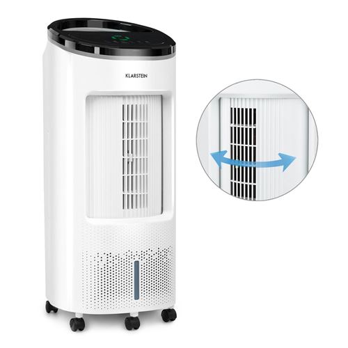 Rafraîchisseur d'air mobile - avec télécommande - Ventilateur climatiseur mobile sans évacuation - 330 m³/h - 7l - Blanc État correct - Klarstein reconditionné disponible sur Fnac