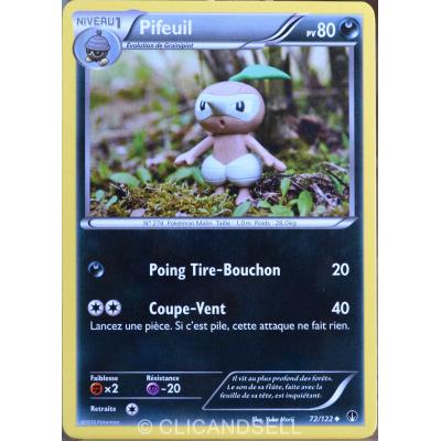 carte Pokémon 72/122 Pifeuil 80 PV XY - Rupture Turbo NEUF FR État correct - Pokémon reconditionné disponible sur Fnac