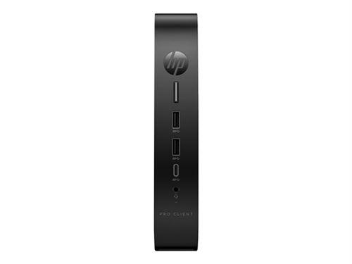 HP Pro t550 - Client léger - USFF - 1 x Celeron J6412 / 2 GHz - RAM 8 Go - flash 64 Go - eMMC - UHD Graphics - GigE - Win 10 IoT Enterprise 2021 LTSC - moniteur : aucun - clavier : Français État correct - N/A reconditionné disponible sur Fnac