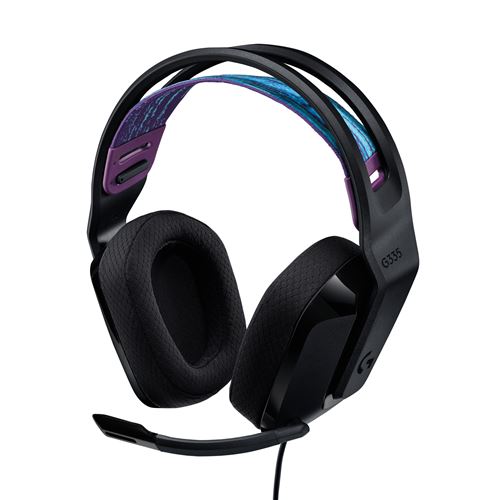 Casque Gaming Filaire Logitech G335 avec Micro pour PC, PS, Xbox noir - État correct Logitech sur Fnac