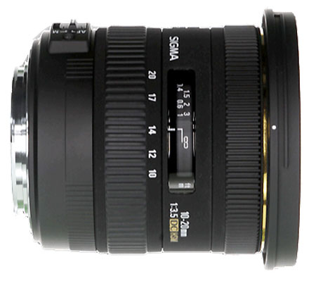 Objectif Reflex Sigma 10-20mm f/3.5 DC EX HSM pour Canon EF État correct - Sigma reconditionné disponible sur Fnac